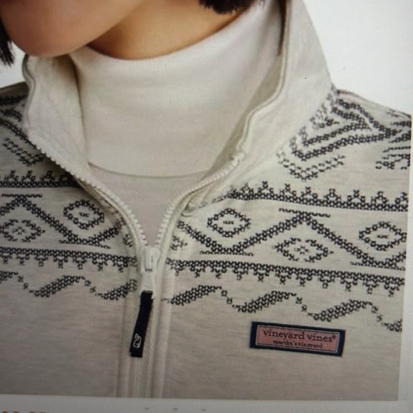 Vineyard Vines Fair Isle Shep Shirt- dream cloth - Picture 2 of 9